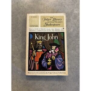 The Life And Death Of King John RARE Folger Library General Reader Shakespeare
